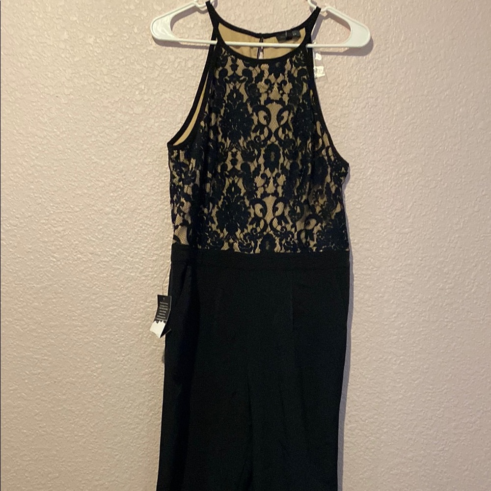 The Limited Black Lace Pantsuit